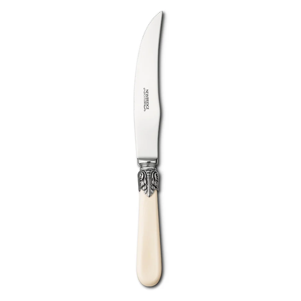 Antique Silver Plated Steak Knife - Single