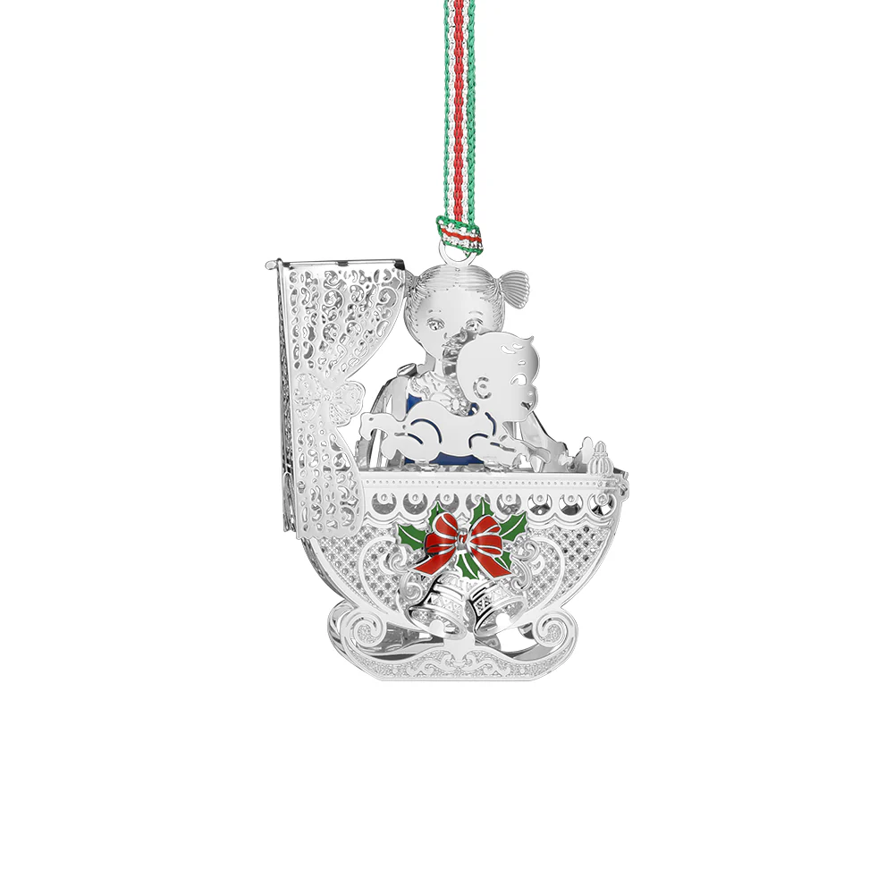 Baby Cradle Christmas Tree Decoration