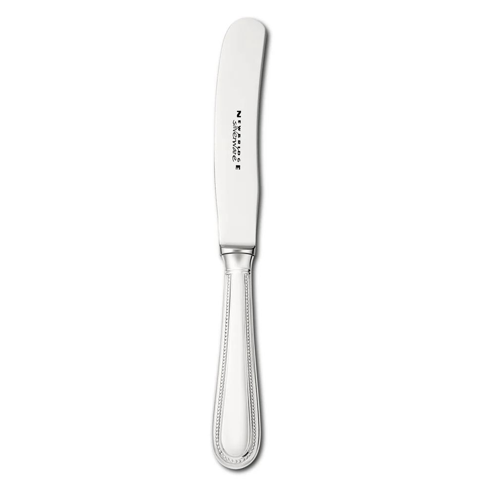 Bead Silver Plated Butter Knife - Single