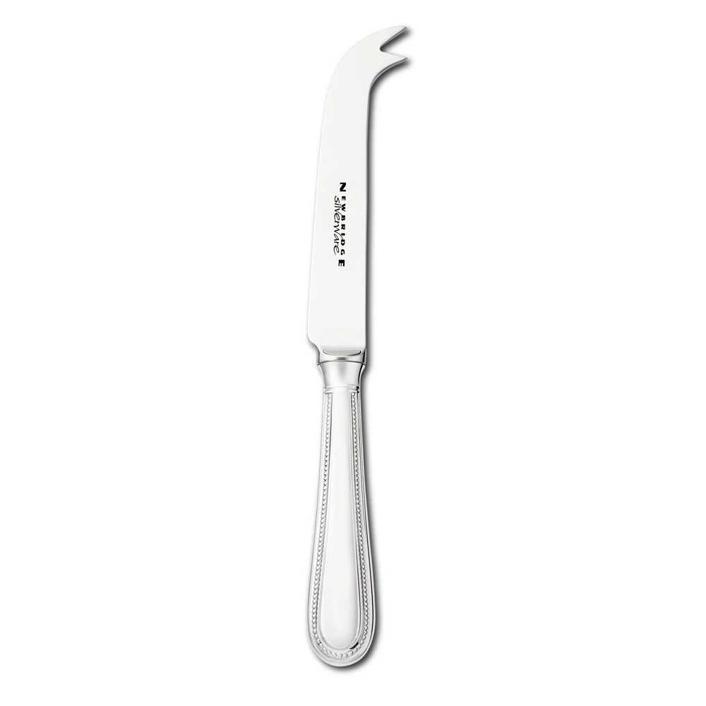 Bead Silver Plated Cheese Knife - Single