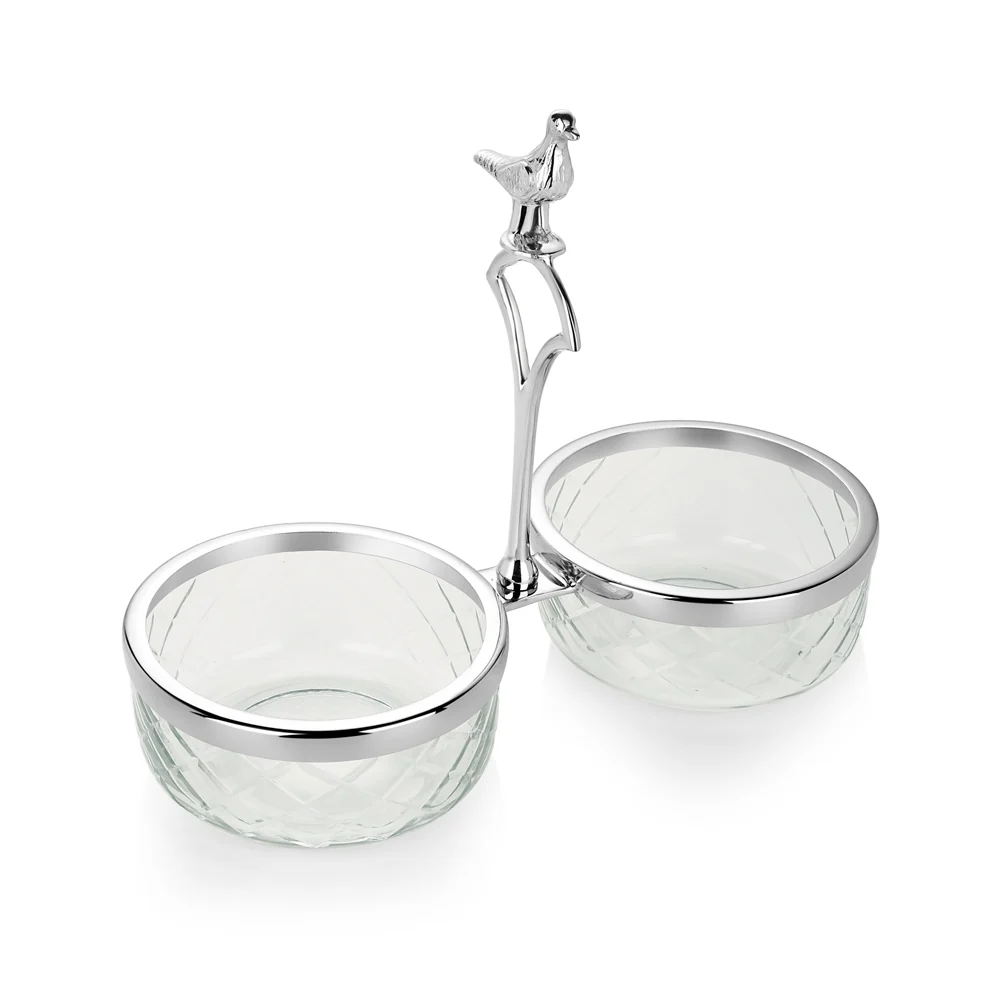 Cut Glass Appetiser Set