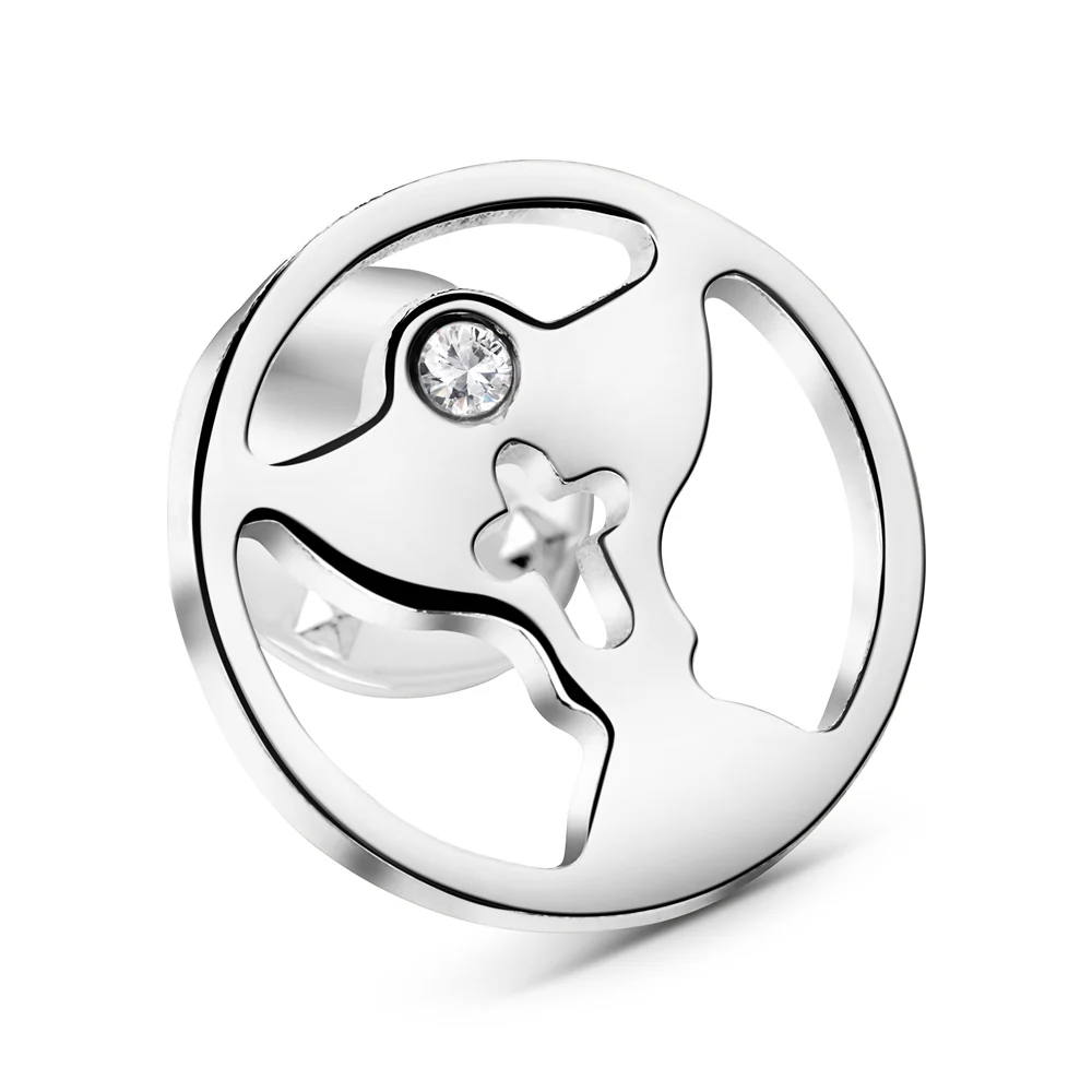 First Communion Pin with Clear Stone - Image 2