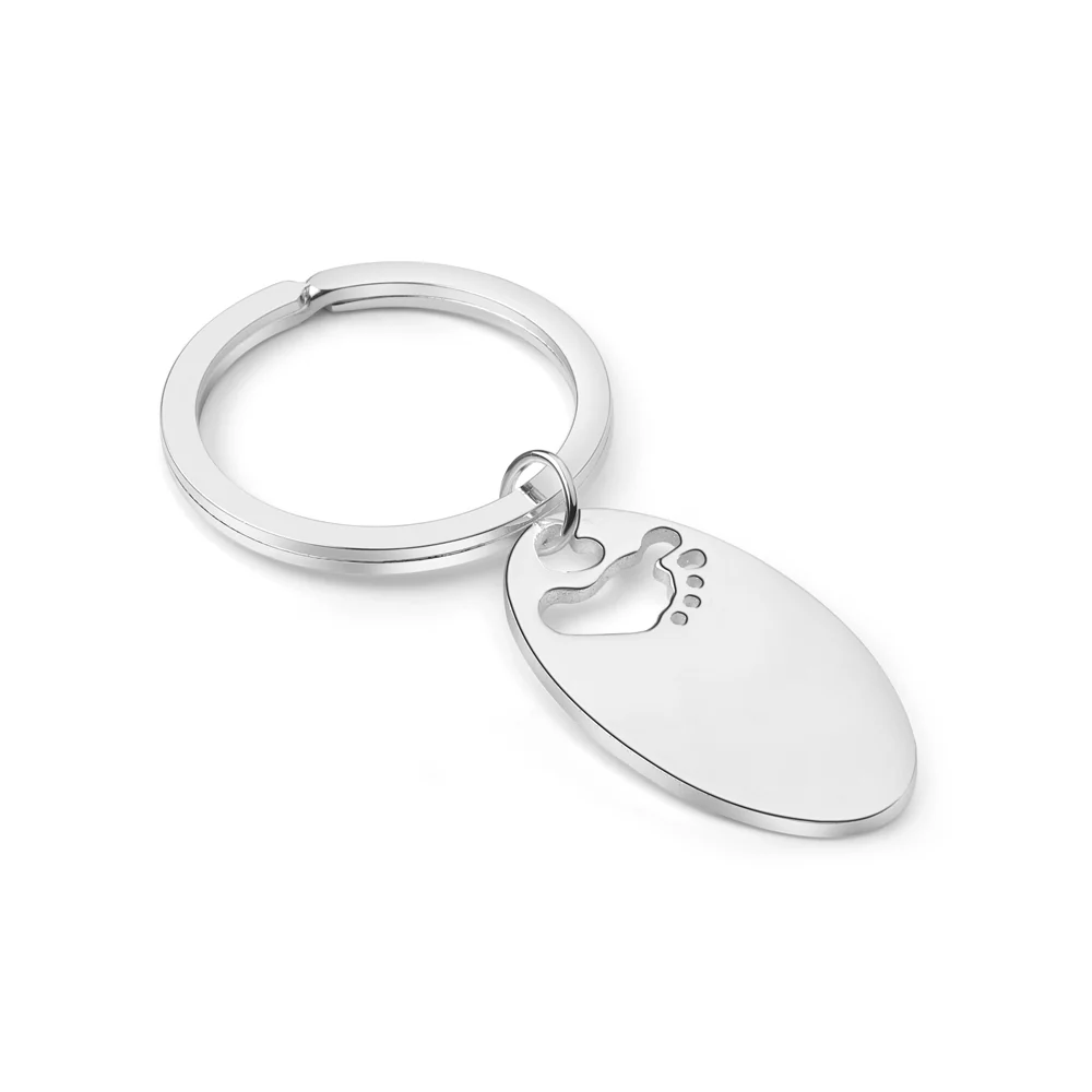 Footprint Keyring