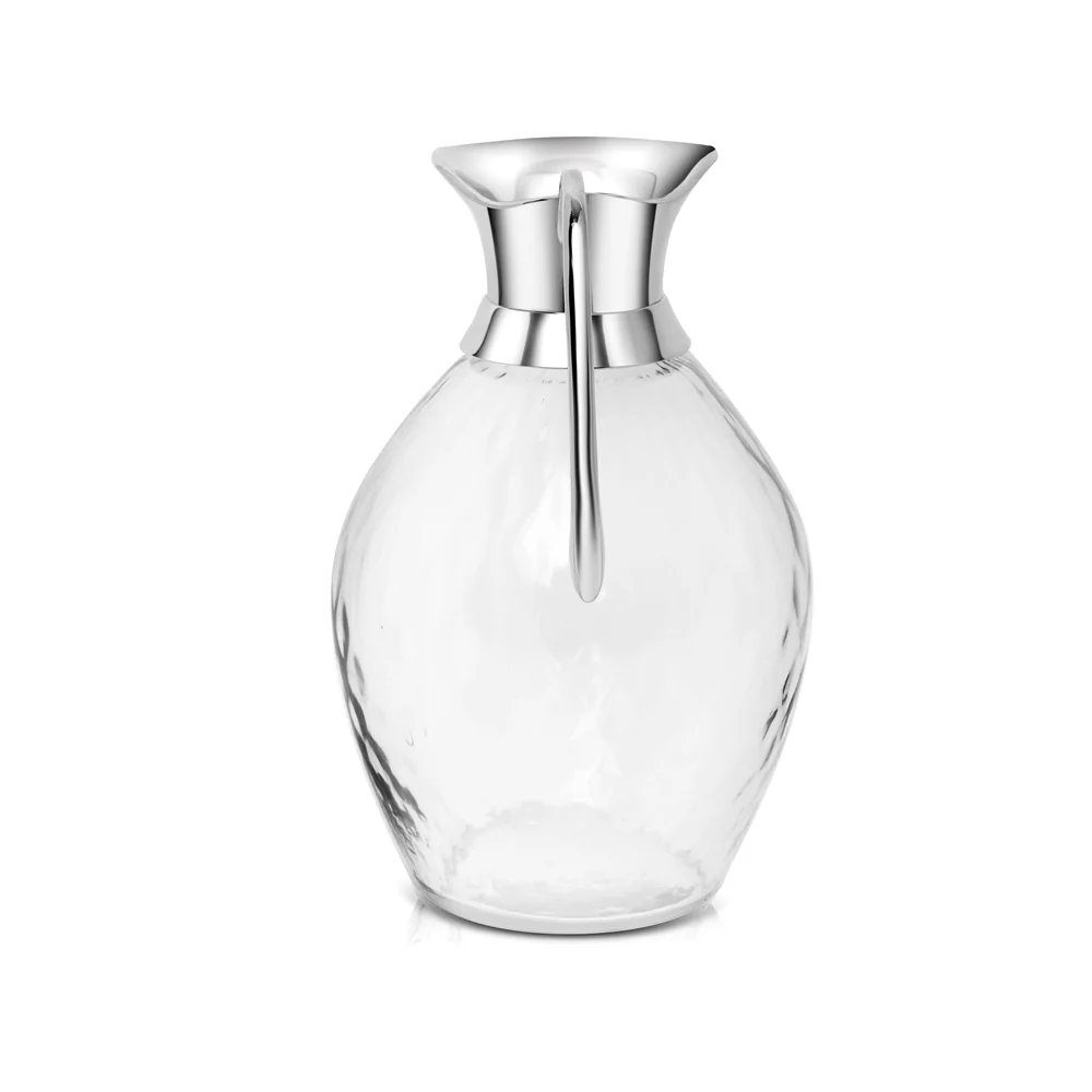 Glass Jug with Metal Handle - Image 3
