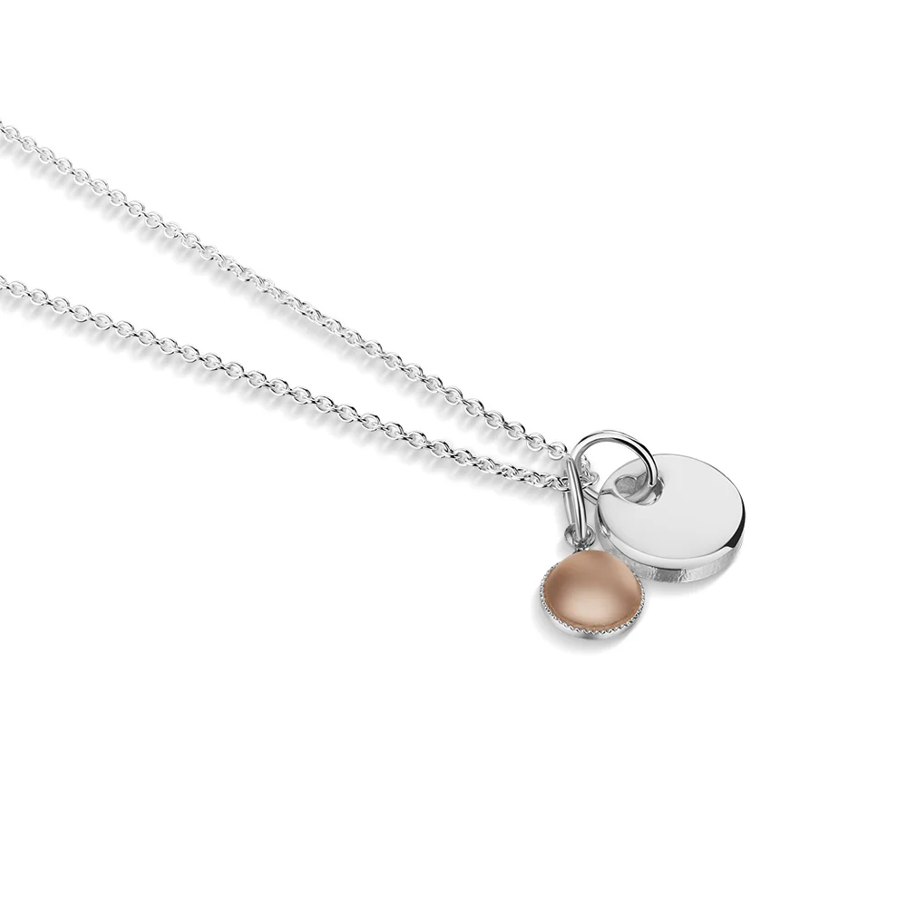 Mementos Pendant with Peach Stone - Image 3