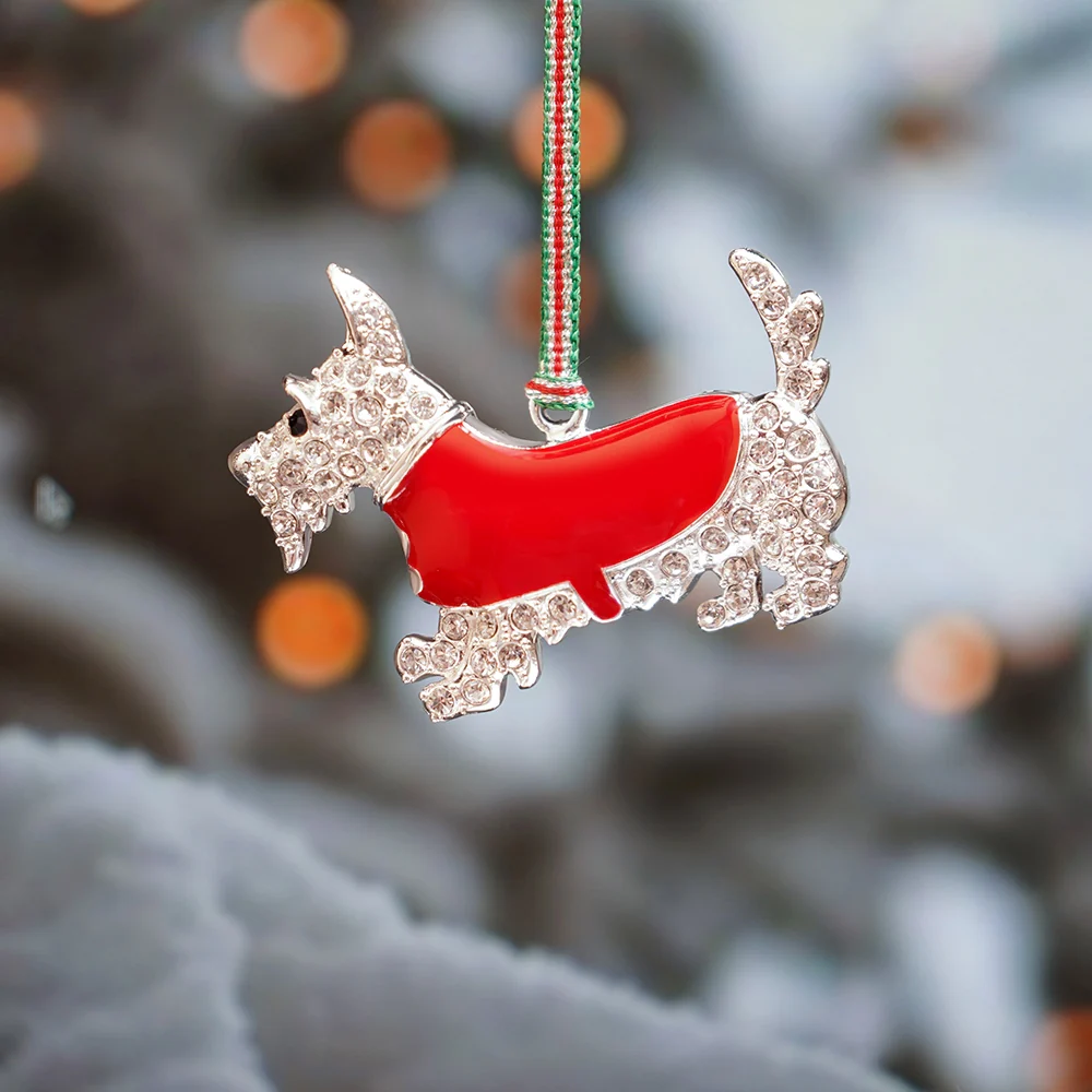 Scottie Dog Christmas Tree Decoration - Image 3