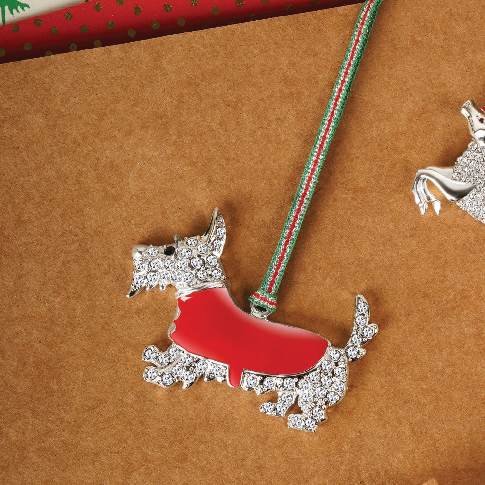 Scottie Dog Christmas Tree Decoration - Image 4