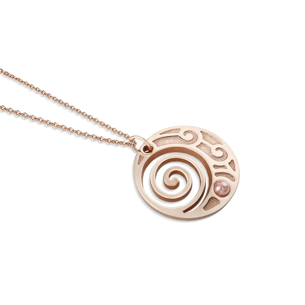 Tara Pendant with Pearlized Stone - Image 3